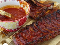 Zesty BBQ Ribs by MAGGI succulent pork ribs with a tangy NESCAFÉ coffee, MAGGI bouillon, and Dijon mustard glaze, plus sauce