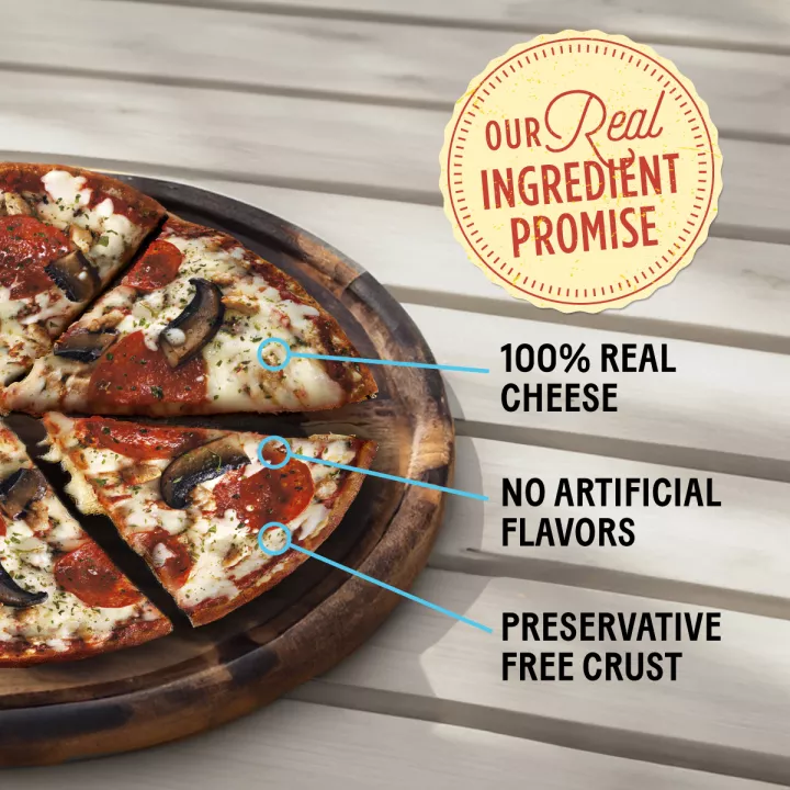 Gluten Free Uncured Pepperoni Mushroom & Sausage Frozen Pizza