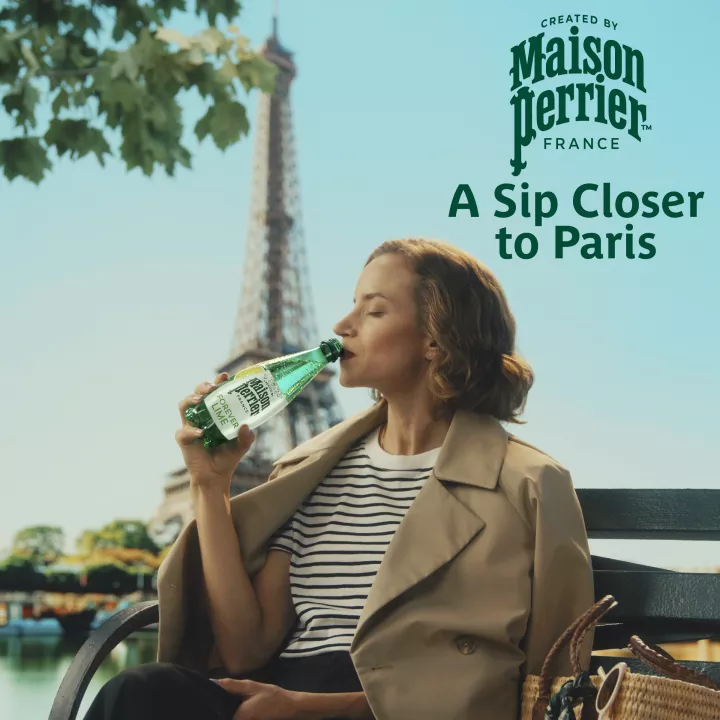 Maison Perrier Lime Flavored Sparkling Water