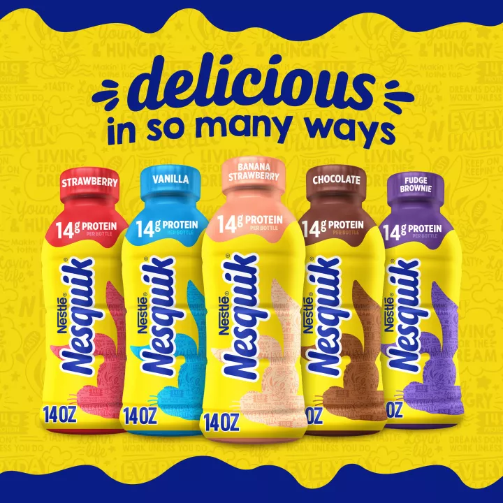 Banana Strawberry Lowfat Milk