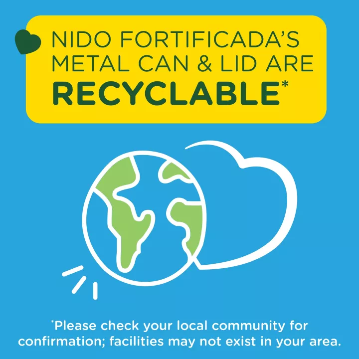 NIDO Fortificada Bebida de Leche Entera en Polvo - 28.1 onzas