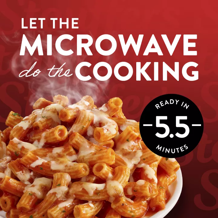 STOUFFER'S Frozen Meals Three Cheese Rigatoni with Tomato Sauce 10oz Box