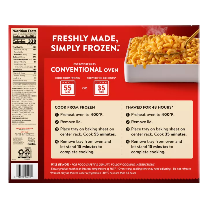 STOUFFER'S® Frozen Party Size Macaroni & Cheese