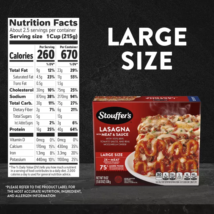 Lasagna with Meat & Sauce