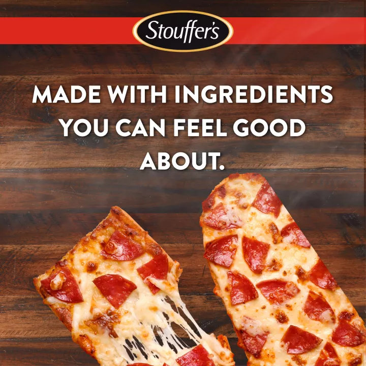 Pepperoni French Bread Pizza STOUFFER'S® congelada para uno