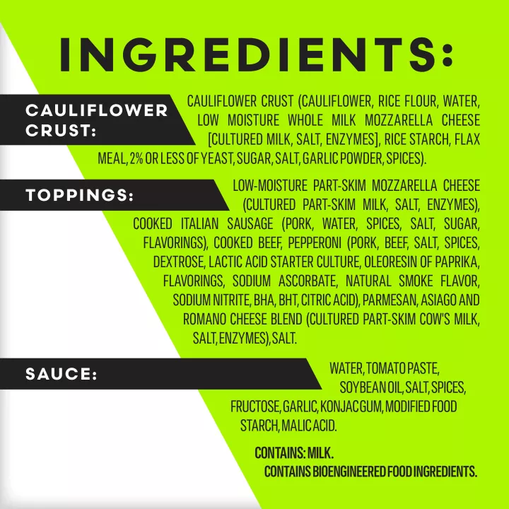 Vital Pursuit™ Cauliflower Crust Three Meat Pizza